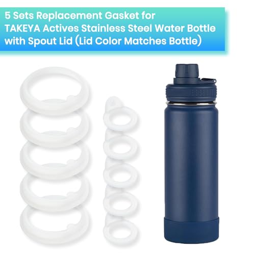 10 Pack Replacement Gaskets for TAKEYA Actives Water Bottles
