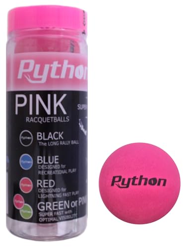 High-Visibility Pink Racquetballs - 3 Ball Can