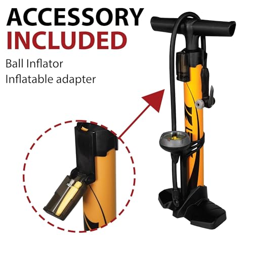 Durable Bike Floor Pump with Smart Valve Head – 160 PSI