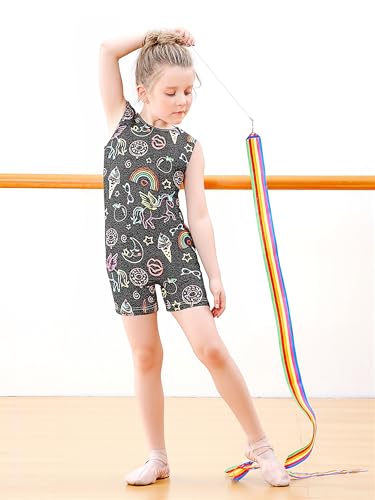 Gymnastics Leotards for Girls - Ballet Unitards with Shorts