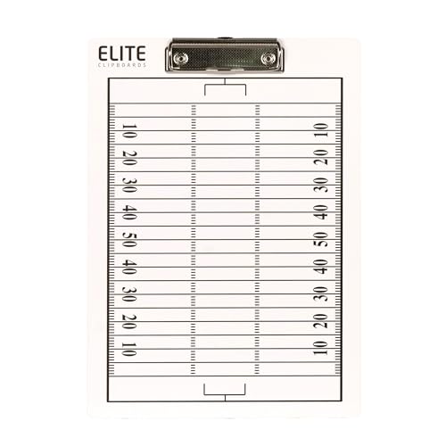 Double-Sided Football Coaching Clipboard with Marker - 12.5" x 9"