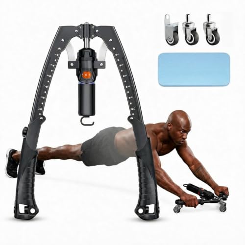 Adjustable Chest Workout Equipment - 10 Gears 22-440lbs - Black