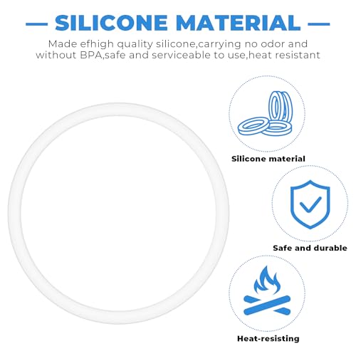 6 Silicone Gasket Seals for Hydro Flask Wide Mouth Lids