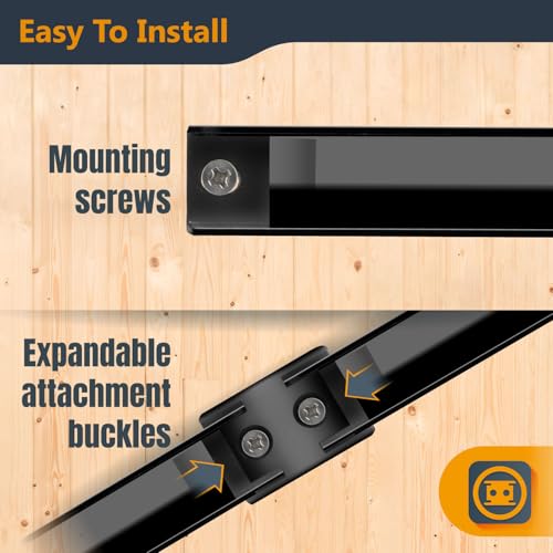 POWERTEC Magnetic Tool Holder Strip 12" 8PK, Metal Magnet Tool Bar Organizers for Garage, Workshop & Kitchen w/Mounting Screws, Space Saving Shop Organization Accessories (71965-P2)