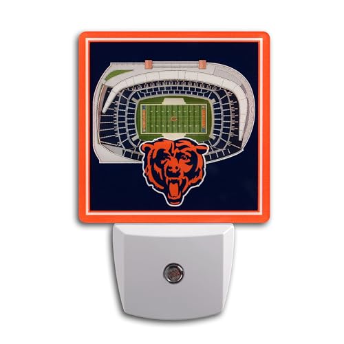 Chicago Bears Nite Light - NFL StadiumView Design