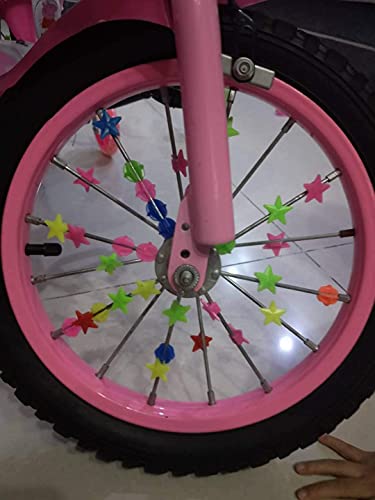 Suerico Blue Kids Bike Decoration Set with Basket, Bell, Streamers, Stickers & Spoke Beads