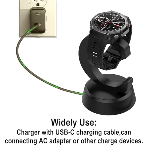 Universal Smartwatch Charging Dock for Amazfit T-Rex 3 & Balance Series