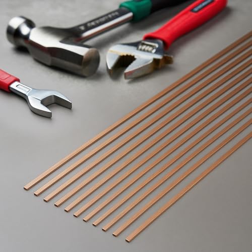 15% Silver Brazing Rods AWS BCuP-5 20 Sticks Silver Solder Phos Copper Brazing Alloys Flat Welding Rods 0.050"x1/8"x10" for Air Conditioning, Refrigerator, Cold Storage, and HVAC Units