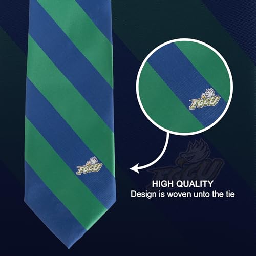 Florida Gulf Coast Eagles Necktie - Men's Formal Wear Accessory