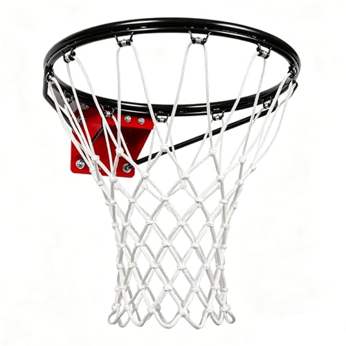 Heavy Duty Basketball Net Replacement - 12 Loops, All Weather, Tangle-Free