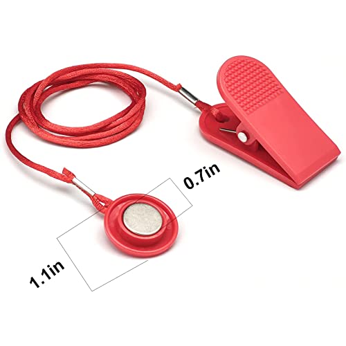 Universal Magnetic Treadmill Safety Key - Emergency Stop Replacement Switch