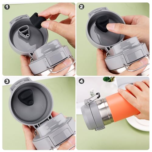 4-Pack Silicone Gasket Stoppers for Stanley Quick Flip GO 24/36 oz