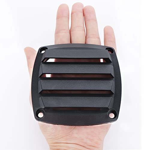 Louvered Flush Plastic Thru Vent for Marine Use - 2 Pcs