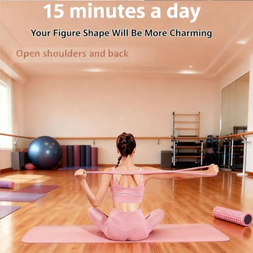Figure 8 Resistance Bands - 15LB Pink Elastic Fitness Band