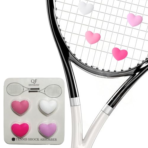 Heart Tennis Dampener - Pink Vibration Shock Absorber