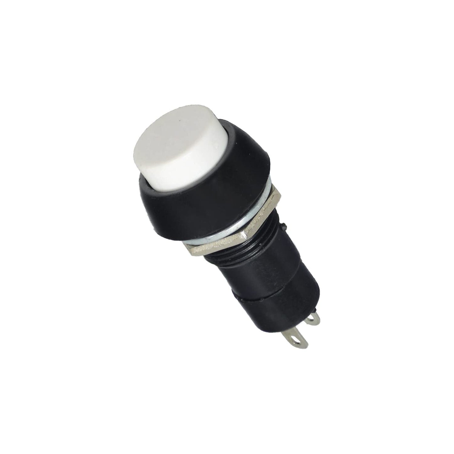 AlveyTech White Horn Button for Go-Go & Pride Mobility Scooters - Replacement Scooter 2-Pin Horn Button Momentary Switch, Direct Fit for GOGO Ultra X, Retro Fit Elite Traveller Series (SWTPSHB1000)