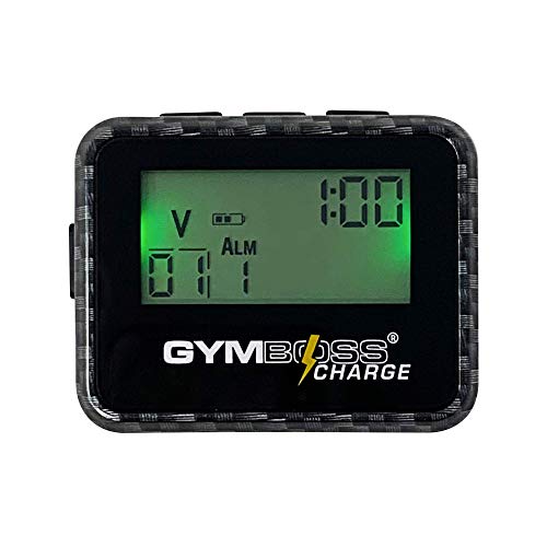 Interval Timer and Stopwatch Bundle with Watch Strap - Carbon Black