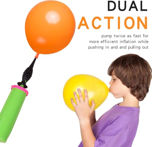 Handheld Balloon Pump - 2-Way Dual Action - Green 1 PCS