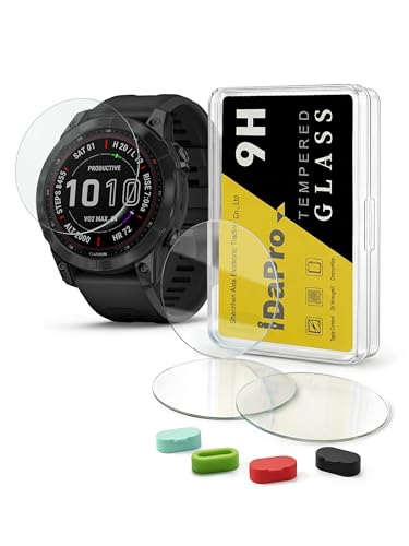 Tempered Glass Screen Protector for Garmin Fenix 7 - 4-Pack