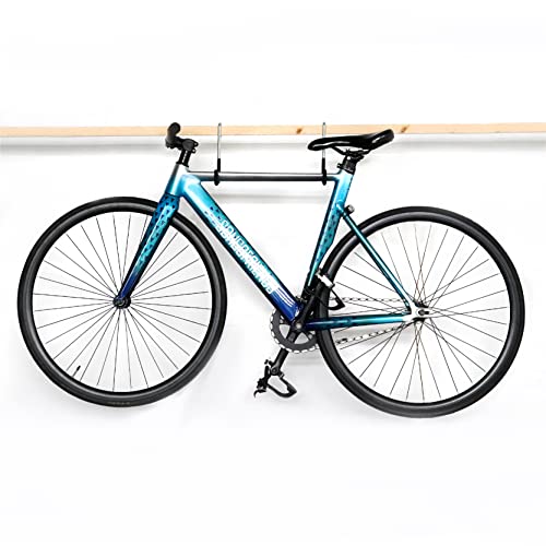 POETISKE Rafter Hanger Hook, Large S Hooks for Hanging, Ladder Hanger, Bike Hooks, Garage Storage Organizer, Black 8PC