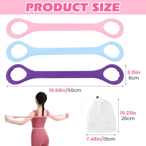Figure 8 Resistance Band with Non-Slip Handles for Home Workouts