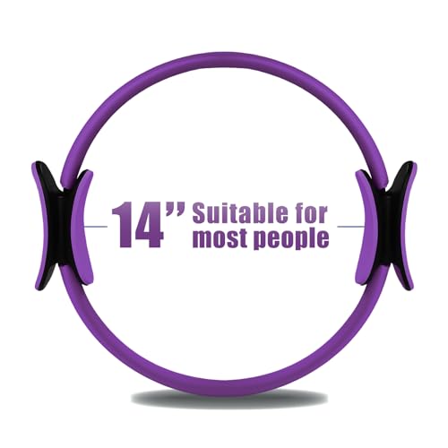 14-Inch Pilates Ring for Inner Thigh Toning - Lightweight & Portable