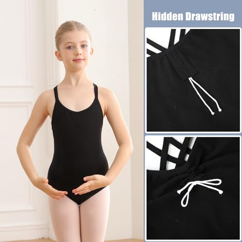 Cotton Camisole Ballet Leotard for Girls - 4XL (9-10 Years)