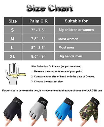 Fingerless Water Sports Gloves - Medium Black for Fishing & Kayaking