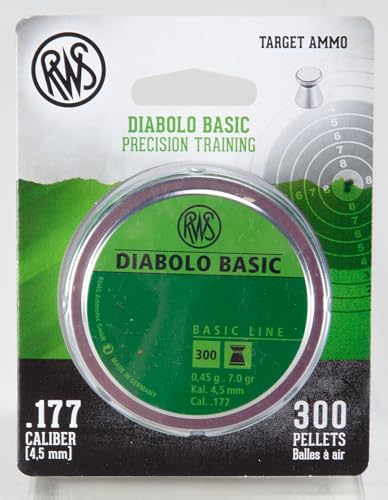 RWS Diabolo Flat-Nose Pellets - 300 Count, One Size
