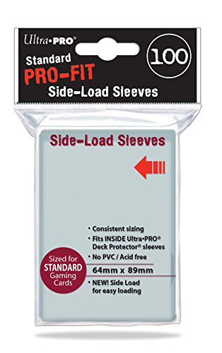 Side-Loading Perfect Fit Card Sleeves - 100 Pack for Standard Gaming Cards