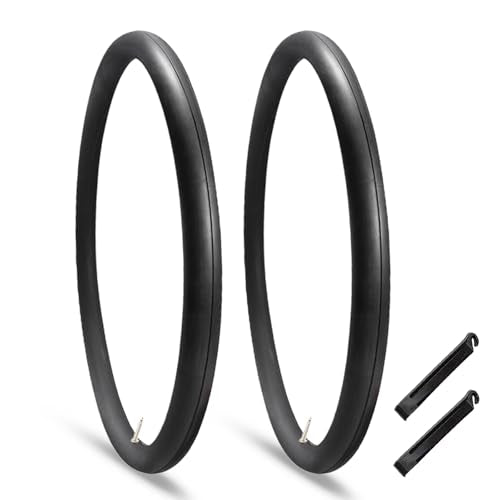 700x32-35C Bicycle Inner Tube 2-Pack for Road Bikes with Presta Valve