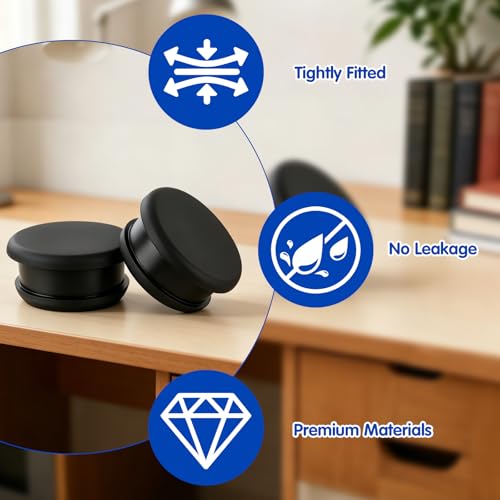 2-Pack Water Table Replacement Plugs - Anti-Leak Silicone Stoppers