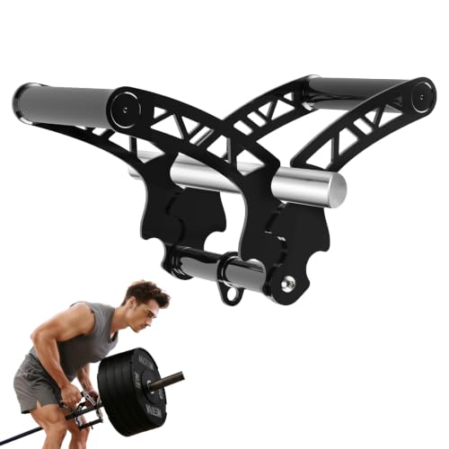 Landmine T Bar Row Attachment - V Bar Handle, Black Large