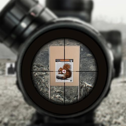 Life Size Squirrel Shooting Targets - 9x12 Inch Paper (12 Pack)