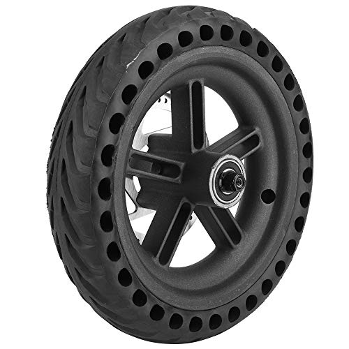 Scooter Wheel Hub Tyre, Shock Absorbing Anti Explosion Honeycomb Electric Scooter Rear Tire Wheel Replacement Set Compatible with Mijia M365 Electric Scooter
