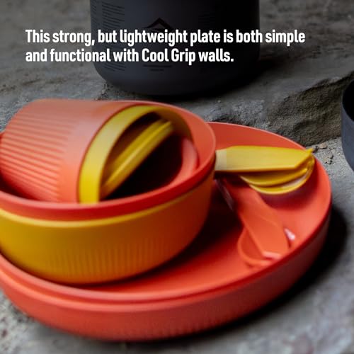 Sea to Summit Passage Camping Plate – Spicy Orange, 34oz Capacity