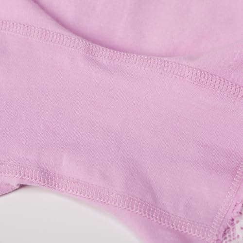 Girls Cotton Underwear Pack of 5 - Soft Cotton Boxer Briefs for Kids, Candyshorts 10-12