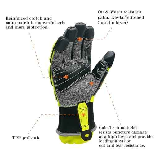Heavy-duty Rescue Extrication Glove EN388:2016 Certification, Super Dexterity and Ultra Durability