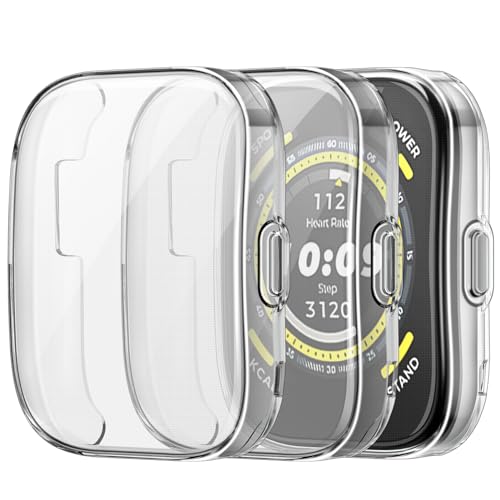 Amazfit Bip 5 Screen Protector Case - Clear - 3 Packs