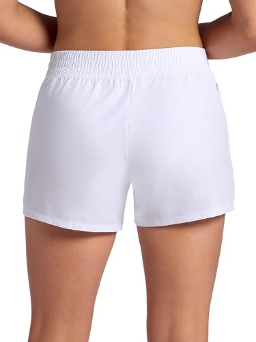 HEAD Rally Woven Short - Women’s, 4” Inseam, Mid-Rit, Small Stark White