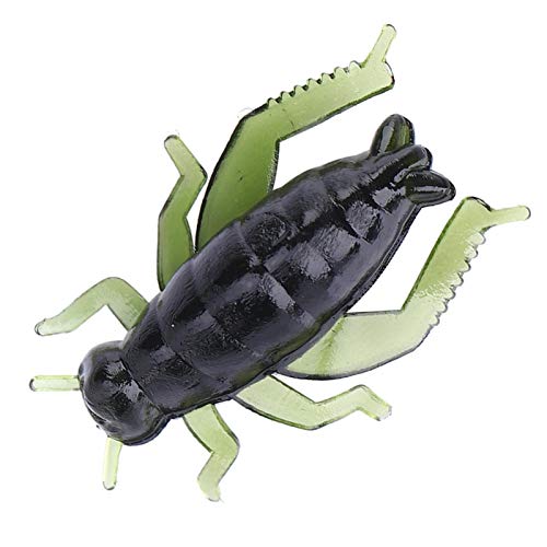 50 Pcs Soft Plastic Fishing Lures - Realistic Cricket Design