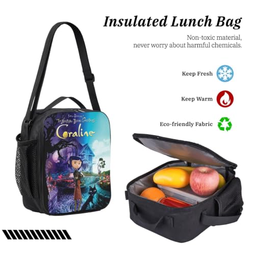 Horror Movie Backpack with Lunch Bag & Pencil Case - Style 1