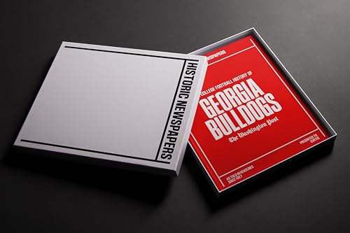 Personalized Georgia Football Newspaper History Book - A3 Hardcover