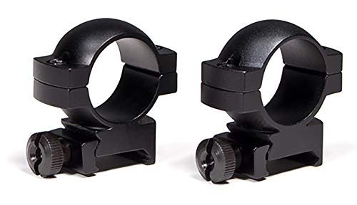 Riflescope Rings - 1 Inch Medium Height, Picatinny & Weaver Compatible