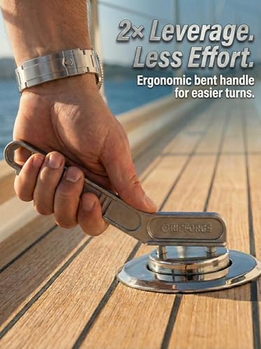 Marine-Grade 316 Stainless Steel Deck Fill Key Set - Silver