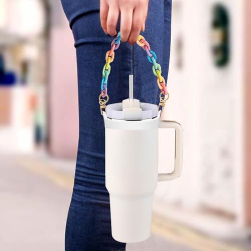 Water Bottle Holder with Strap - 2 Pcs Set, Colorful Carrier for 8-40oz Bottles