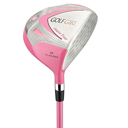 Junior Girls Golf Set V3 - Pink Clubs & Bag for Ages 4-7