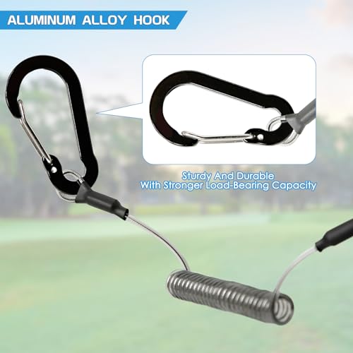 Rangefinder Tether - Retractable Lanyard Cord for Hunting - Black