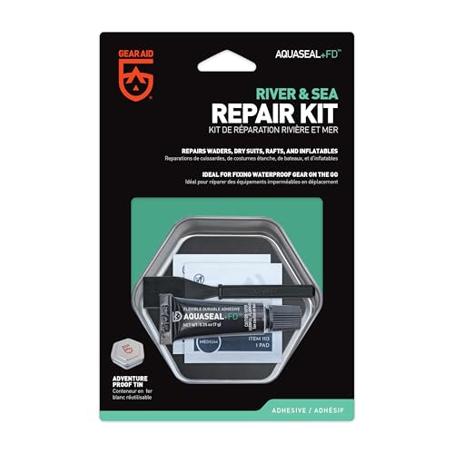 Aquaseal FD River & Sea Repair Kit - Waterproof Adhesive & Patches