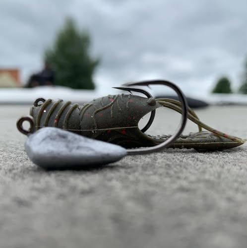 Juvy Craw Soft Bait - Green Pumpkin, 2.5"